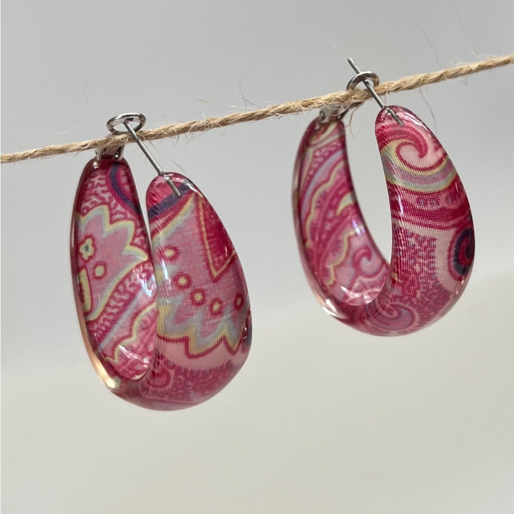 Vintage Etro Hoop Earrings